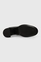 Kožené šľapky Calvin Klein GEO BLOCK MULE 60 HW0HW01844 čierna
