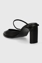 Обувь Кожаные шлепанцы Calvin Klein PADDED CURVED STIL MULE PUMP 70 HW0HW01991 чёрный