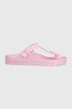 Birkenstock japonki Gizeh EVA płaski różowy 1027352