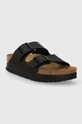 Шльопанці Birkenstock Arizona Platform Flex чорний