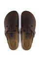 Birkenstock papuci din nubuc Boston SFB 159713 maro