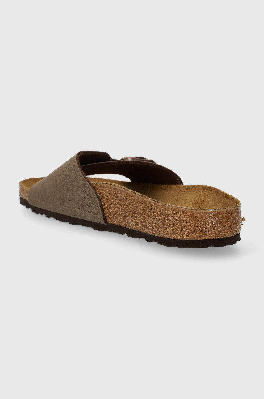 brown Birkenstock sliders Catalina