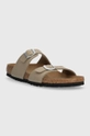 Birkenstock sliders Sydney beige