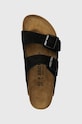 Birkenstock papuci din piele Arizona negru 1027164