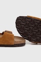 Semišové pantofle Birkenstock Arizona hnědá 1027162