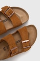Semišové pantofle Birkenstock Arizona 1027162 hnědá