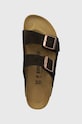 Semišové šľapky Birkenstock Arizona hnedá 1027083