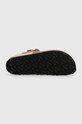 Δερμάτινες σαγιονάρες Birkenstock Gizeh 1026572 μπεζ