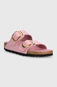 Δερμάτινες παντόφλες Birkenstock Arizona BB 1026532 ροζ SS24