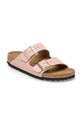 Birkenstock klapki nubukowe Arizona 1026684.SoftPink różowy SS24