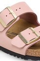 Obuwie Birkenstock klapki nubukowe Arizona 1026684.SoftPink różowy