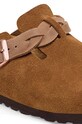 Обувь Замшевые шлепанцы Birkenstock Boston 1026713 коричневый