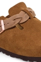 Birkenstock papucs velúrból Boston Braided <p>Szár: szarvasbőr Belseje: textil Talp: szintetikus anyag</p>