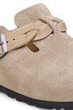 Obuv Semišové šľapky Birkenstock Boston Braided 1026694 béžová