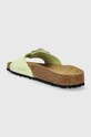 Obuv Kožené šľapky Birkenstock Madrid Big Buckle 1026564 zelená