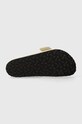 Birkenstock bőr papucs Madrid Big Buckle 1026574 bézs