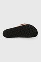 Birkenstock klapki nubukowe Madrid Big Buckle 1026943 różowy