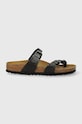 Pantofle Birkenstock Mayari imitace kůže černá 1027333