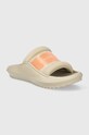 Obuwie Calvin Klein Jeans klapki HYBRID SANDAL TPU IN LUM MET YW0YW01280 beżowy