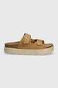 Barbour klapki zamszowe Sandgate LFO0701TA12 beżowy SS24