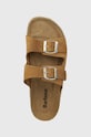 Barbour klapki zamszowe Sandgate beżowy LFO0701TA12