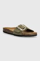 Barbour klapki zamszowe Benton LFO0710OL12 zielony SS24