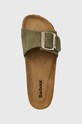 Barbour klapki zamszowe Benton zielony LFO0710OL12