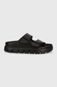 Шкіряні шльопанці Birkenstock BIRKENSTOCK X PAPILLIO Arizona Chunky Exq 1024565 чорний SS25