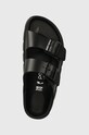 Шкіряні шльопанці Birkenstock BIRKENSTOCK X PAPILLIO Arizona Chunky Exq чорний 1024565