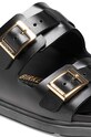 Obuwie Birkenstock klapki skórzane St Barths 1025245 czarny