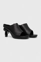 Karl Lagerfeld slapi de piele IKON HEEL KL39004.000 negru SS24