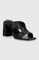 Karl Lagerfeld slapi de piele ASTRA NOVA KL33104.000 negru SS24