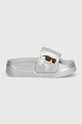 Karl Lagerfeld papuci KONDOMINIUM KL88808N.VSL argintiu SS24