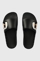 Karl Lagerfeld papucs KONDO szintetikus fekete KL80905N.V00