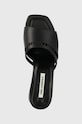 Karl Lagerfeld klapki skórzane PLAZA czarny KL32405.000