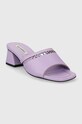 Karl Lagerfeld slapi de piele PLAZA KL32405.0VP violet SS24
