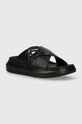Karl Lagerfeld slapi de piele KAPRI NFT platformă negru KL62504.000