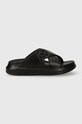 Karl Lagerfeld slapi de piele KAPRI NFT KL62504.000 negru SS25