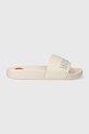 Love Moschino papucs szintetikus bézs JA28122G1II13102