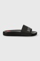 Love Moschino klapki syntetyczny czarny JA28122G1II13000