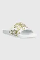 Versace Jeans Couture klapki Shelly biały