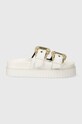 Шльопанці Versace Jeans Couture Arizona платформа білий 76VA3SM1.ZS539.003