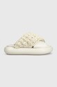 JW Anderson papucs Crochet Twister platform bézs ANW42027A.120