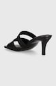 Încălțăminte Tommy Hilfiger papuci SPORTY LEATHER MULE FW0FW07640 negru
