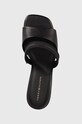 Шльопанці Tommy Hilfiger SPORTY LEATHER MULE чорний FW0FW07640