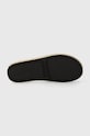 Δερμάτινες παντόφλες Tommy Hilfiger AUTHENTIC FLAT LTHR ESPADRILLE FW0FW07745 μαύρο