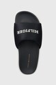 Tommy Hilfiger klapki PLATFORM MESH POOL SLIDE granatowy FW0FW07828