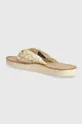 Tommy Hilfiger infradito TH EMBLEM ELEVATED BEACH SANDAL Gambale: Materiale tessile Parte interna: Materiale tessile, Pelle naturale Suola: Materiale sintetico