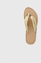 Tommy Hilfiger japonki TH EMBLEM ELEVATED BEACH SANDAL beżowy FW0FW07847