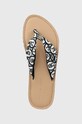 Tommy Hilfiger japonki TH EMBLEM ELEVATED BEACH SANDAL granatowy FW0FW07847